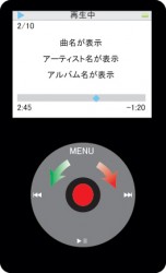 iPod再生位置画面