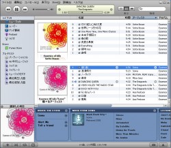 iTunes アルバムアートワークごとの表示切替