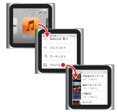 ipod nano の 使い方