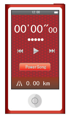 iPod nano 第7世代 フィットネスApp PowerSongボタン